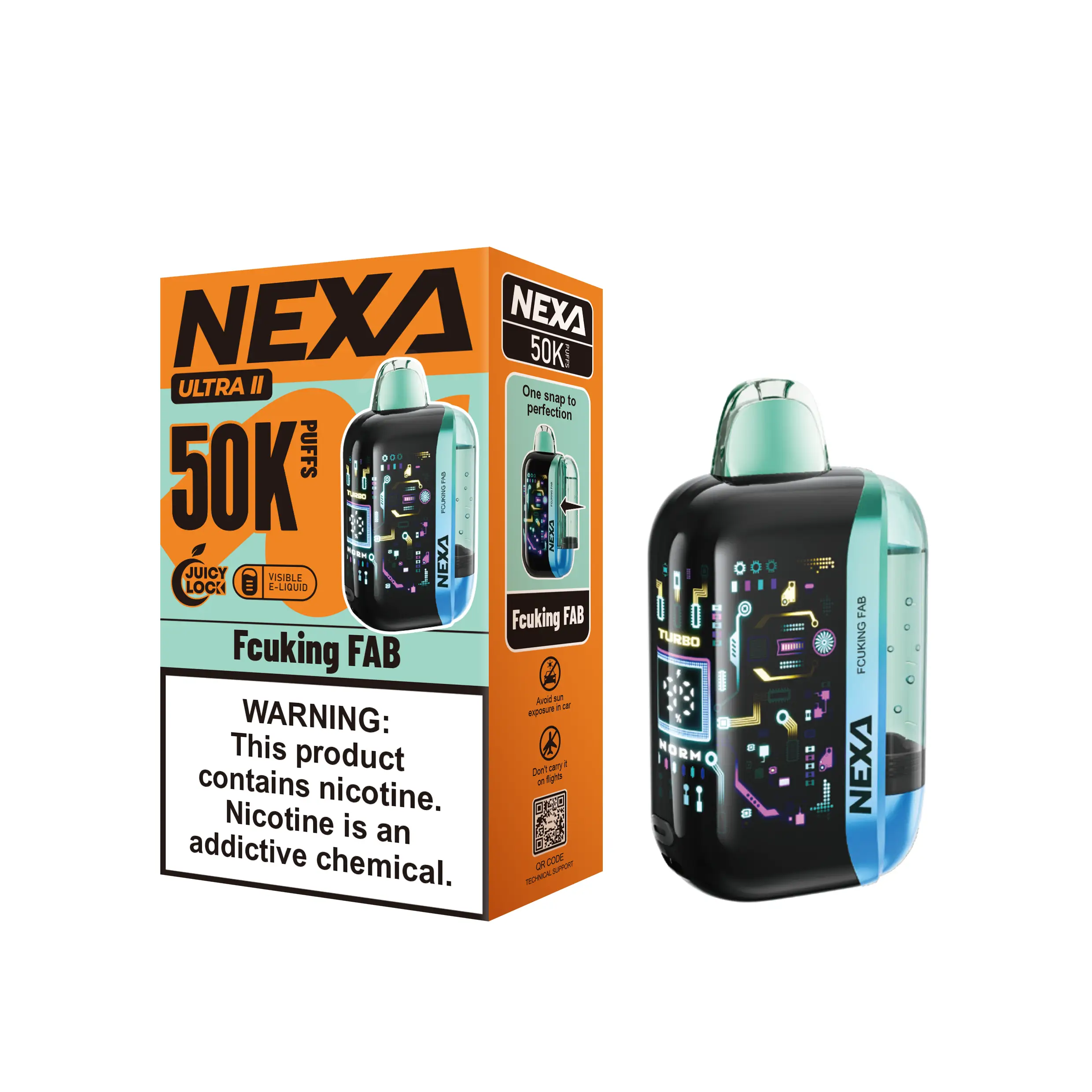 Nexa Ultra II 50K Disposable Vape (5%, 50000 Puffs)