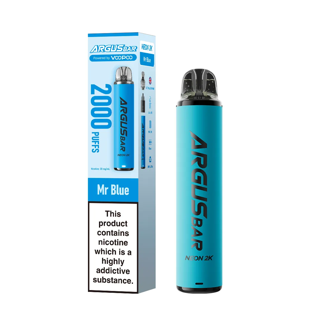 [10PCS] Argus Bar Neon 2K Disposable Vape 20mg 5ml 