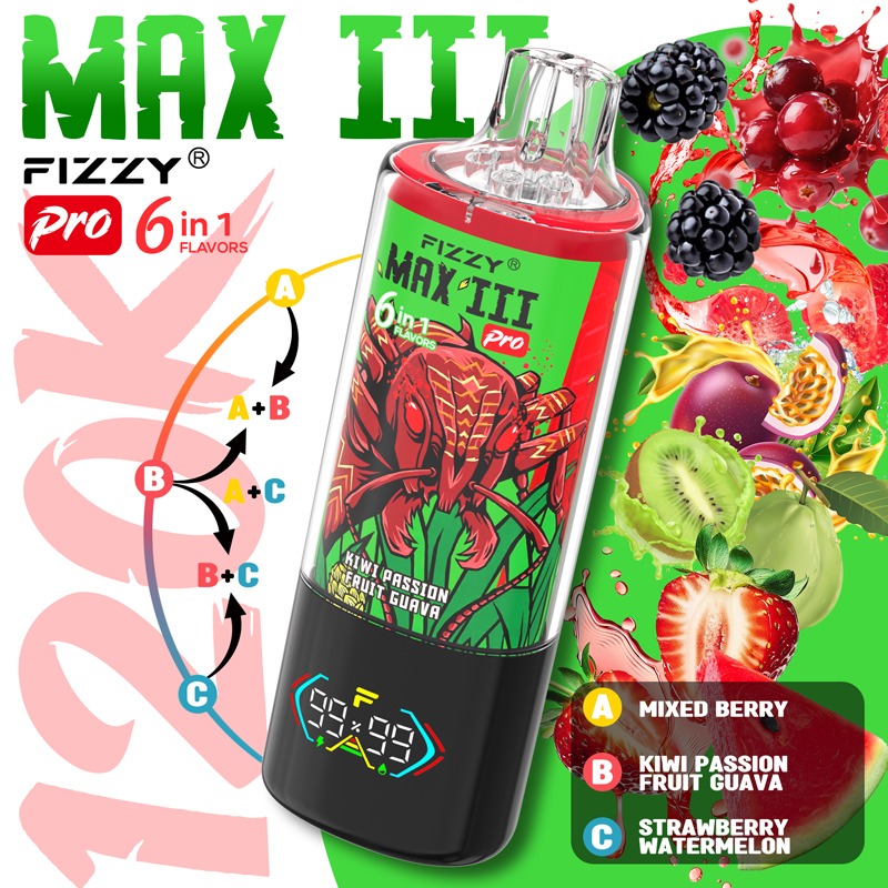 Fizzy 120K Disposable Vape 70ml 2% 