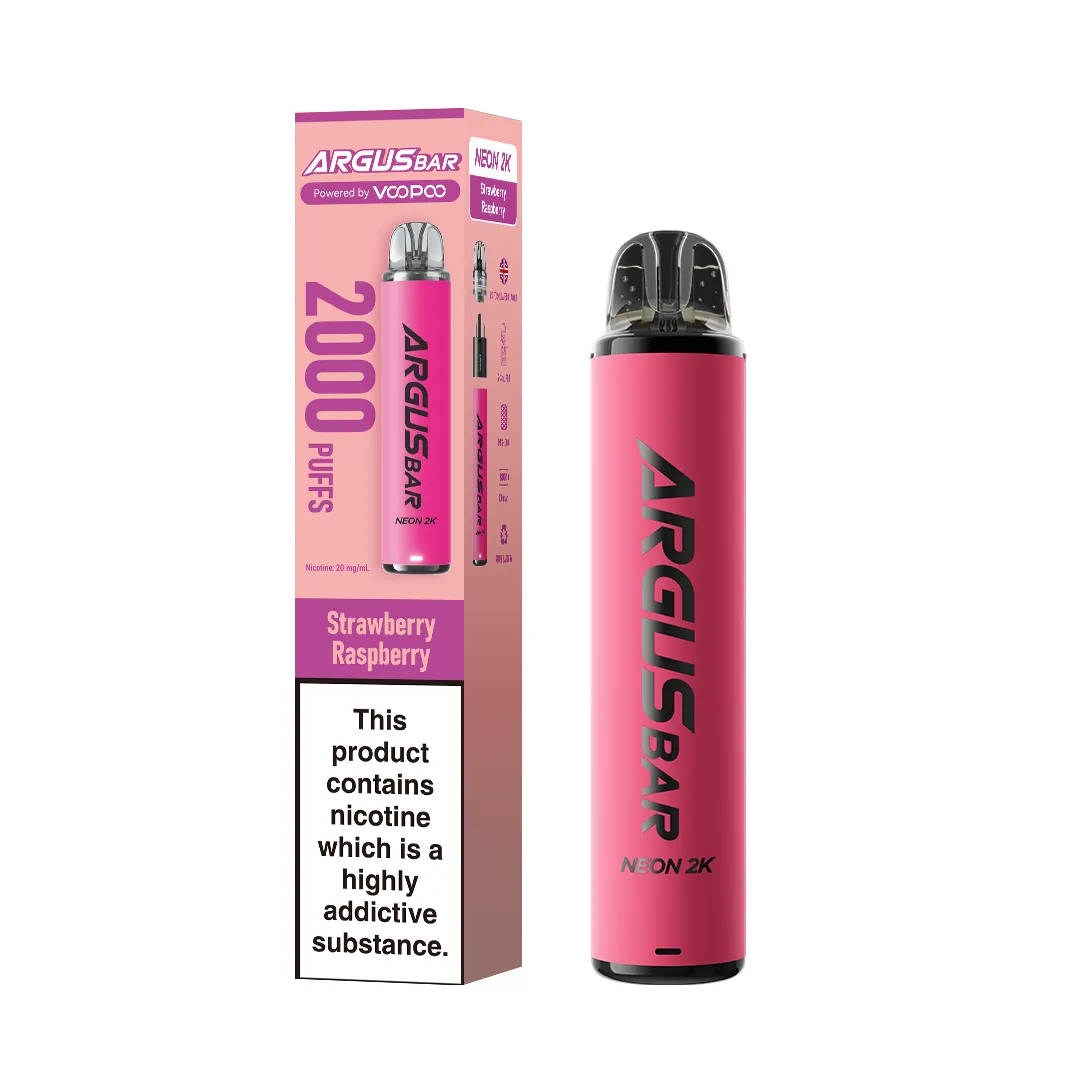 [10PCS] Argus Bar Neon 2K Disposable Vape 20mg 5ml 
