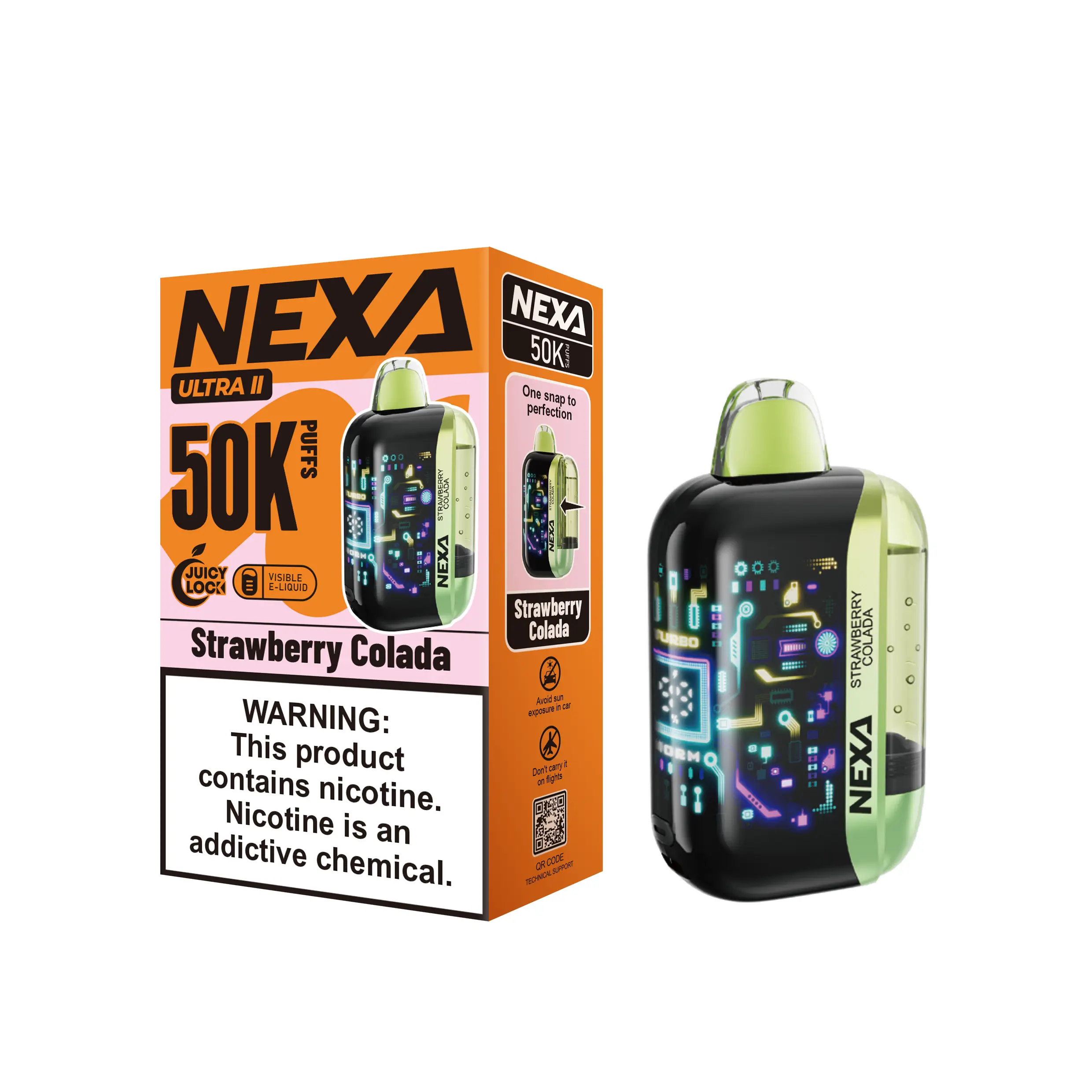 Nexa Ultra II 50K Disposable Vape (5%, 50000 Puffs)