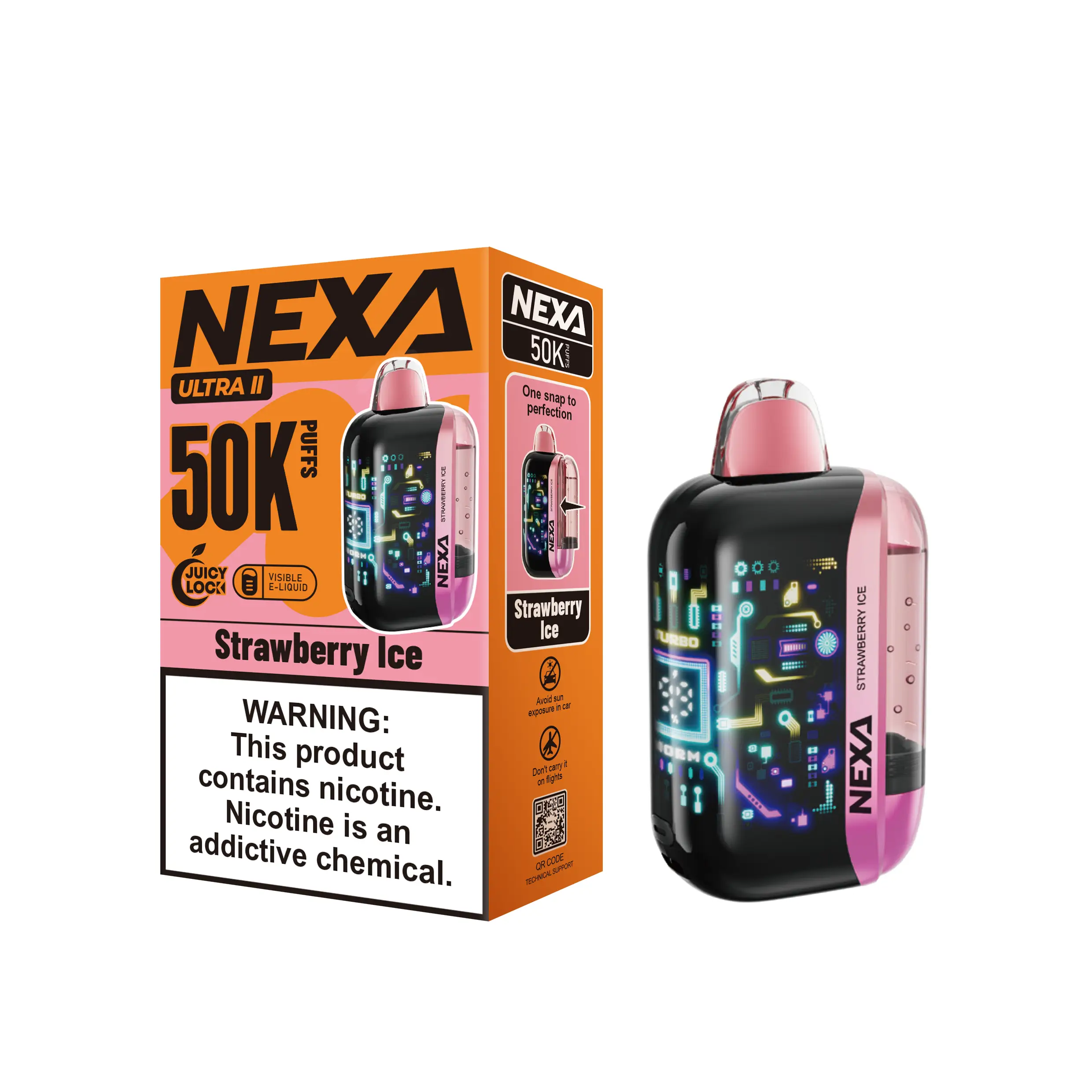Nexa Ultra II 50K Disposable Vape (5%, 50000 Puffs)