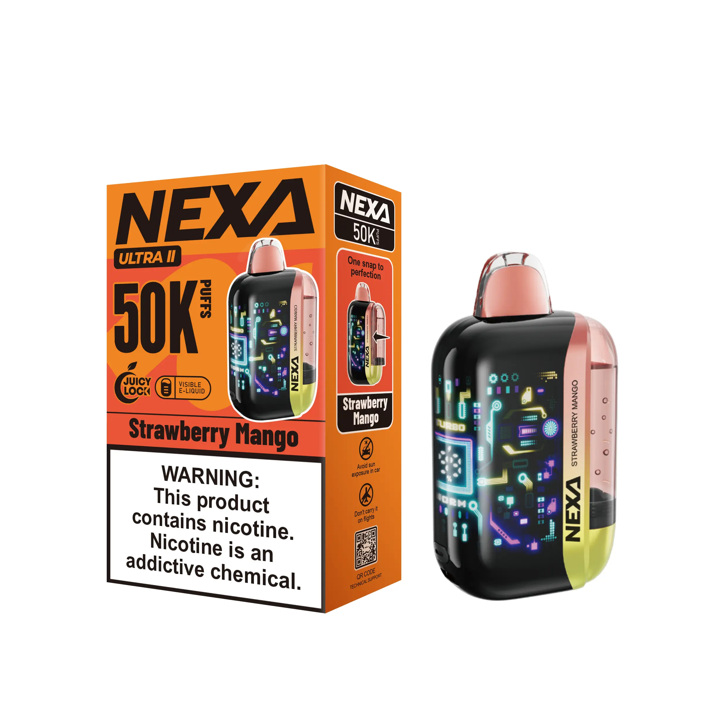 Nexa Ultra II 50K Disposable Vape (5%, 50000 Puffs)