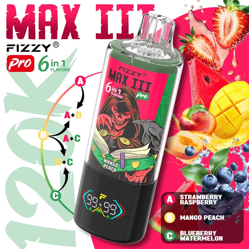 Fizzy 120K Disposable Vape 70ml 2% 