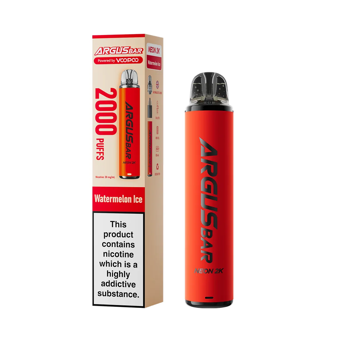 [10PCS] Argus Bar Neon 2K Disposable Vape 20mg 5ml 
