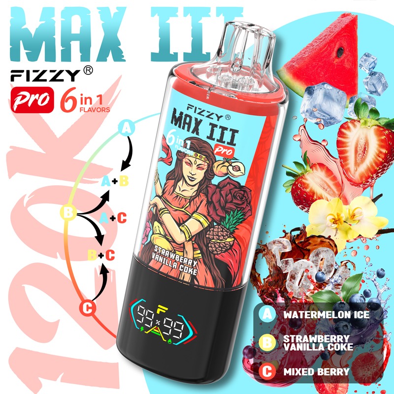 Fizzy 120K Disposable Vape 70ml 2% 