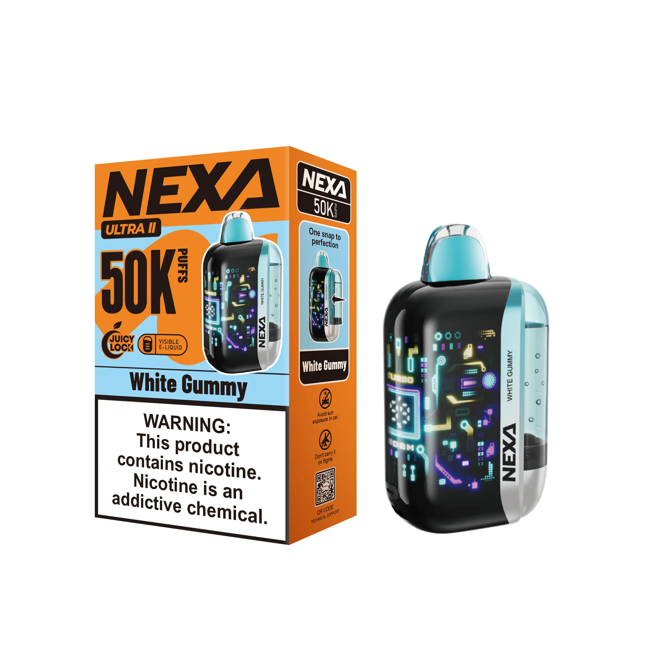 Nexa Ultra II 50K Disposable Vape (5%, 50000 Puffs)