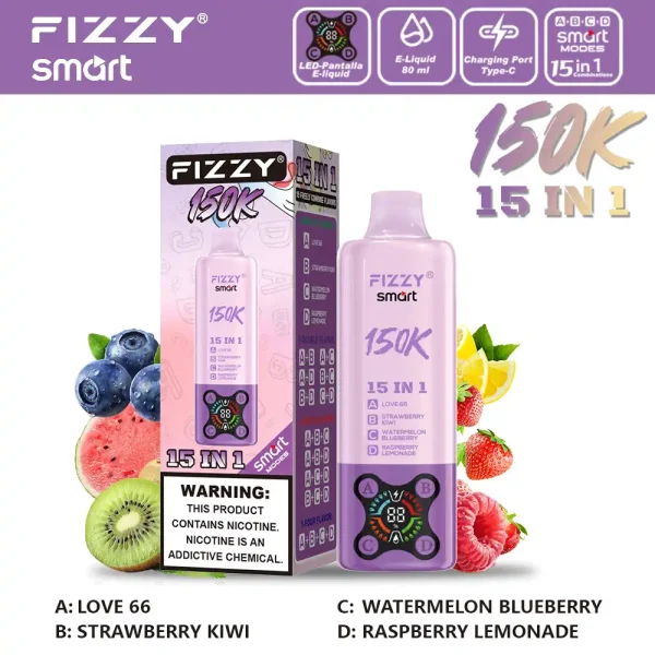 [Copy]Fizzy 50K Disposable Vape 50ml 5% Dual Flavor 2-in-1