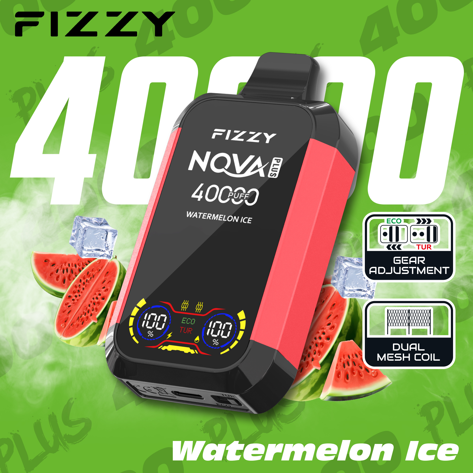 Fizzy 40K 40ml 5% Strawberry Kiwi