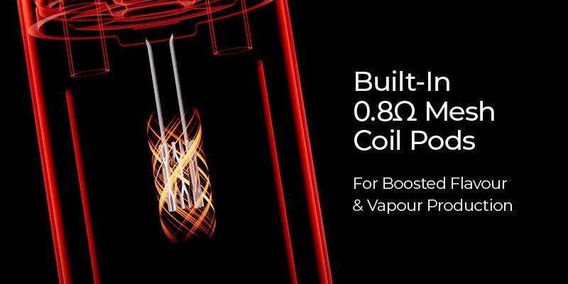 Mesh coils to help boost flavour and improve vapour