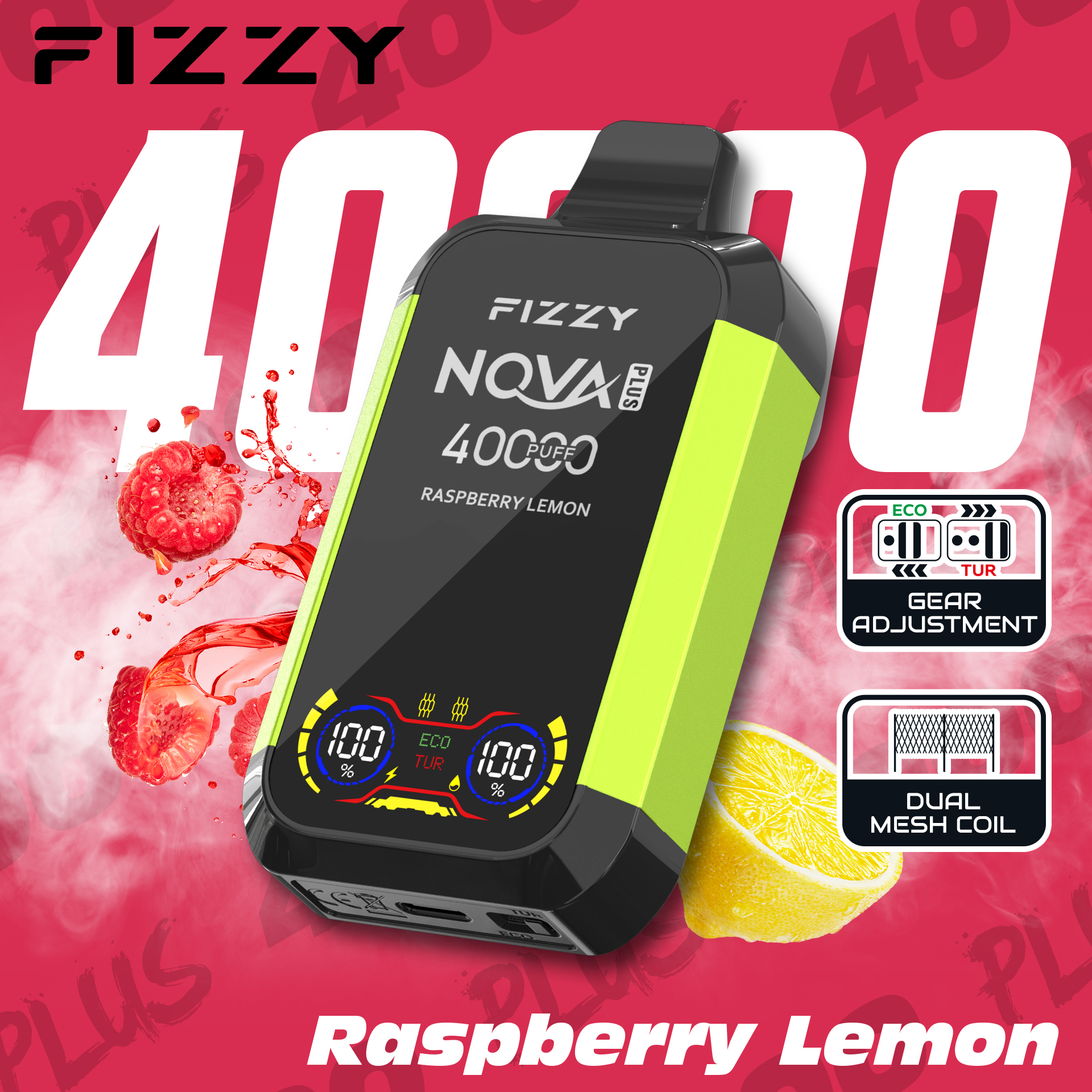 Fizzy 40K 40ml 5% Strawberry Kiwi