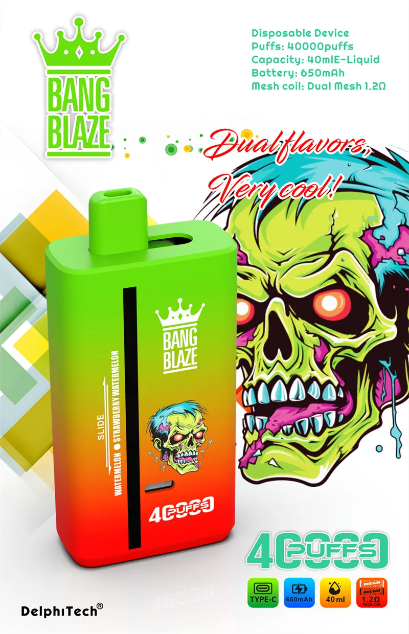 Bang Blaze 40000 Puffs – Double the Flavor, Double the Fun.