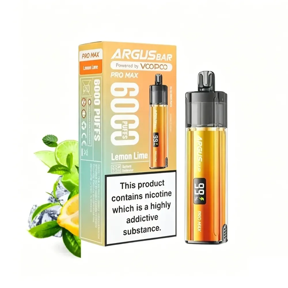 5PCS - Argusbar 6000 Puffs 12ml 2%