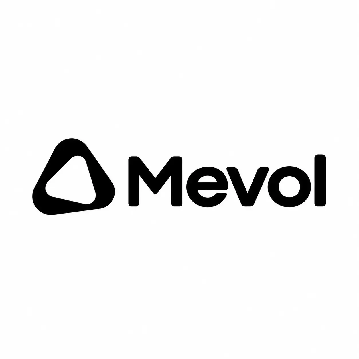 Mevol vape and pod system brand logo with triangular emblem