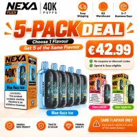 NEXA FLEX 40K 5-Pack – Same Flavour | €42.99 + Free Shipping