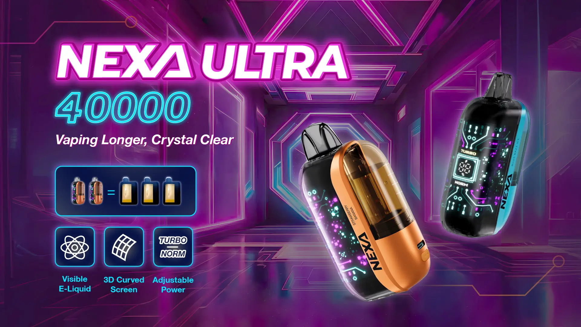 NEXA Ultra 40K Disposable Vape 20ml 5%