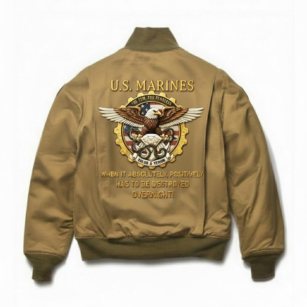 USMC 250th Anniversary Jacket – “The Nicest A**hole You’ll Ever Meet”