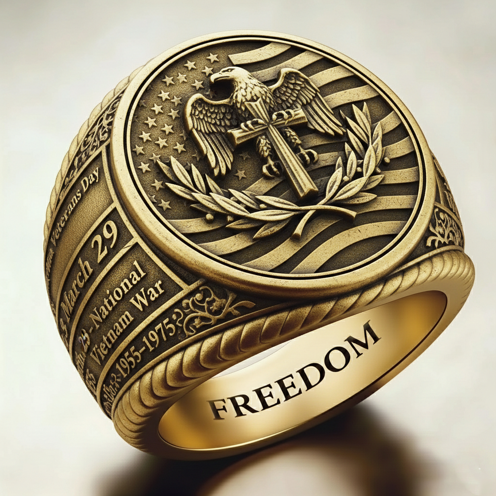 National Vietnam War Memorial Ring