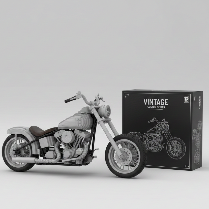 Harley-Davidson motorcycle building blocks