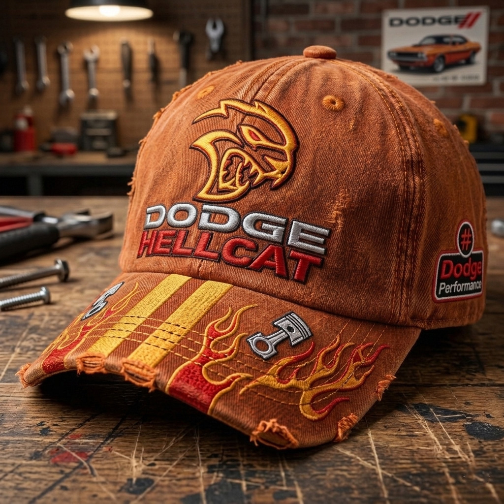 Biker Style Baseball Cap