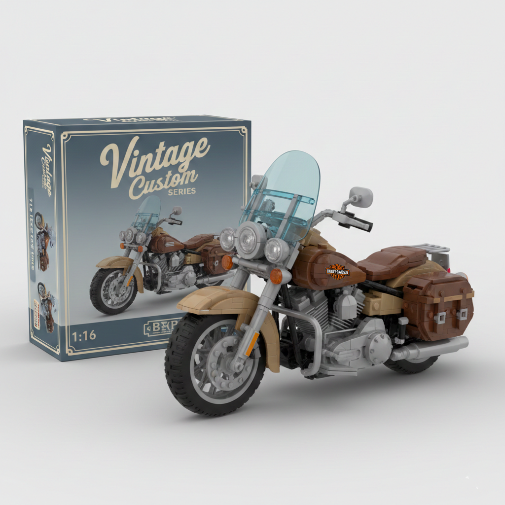 Harley-Davidson motorcycle building blocks