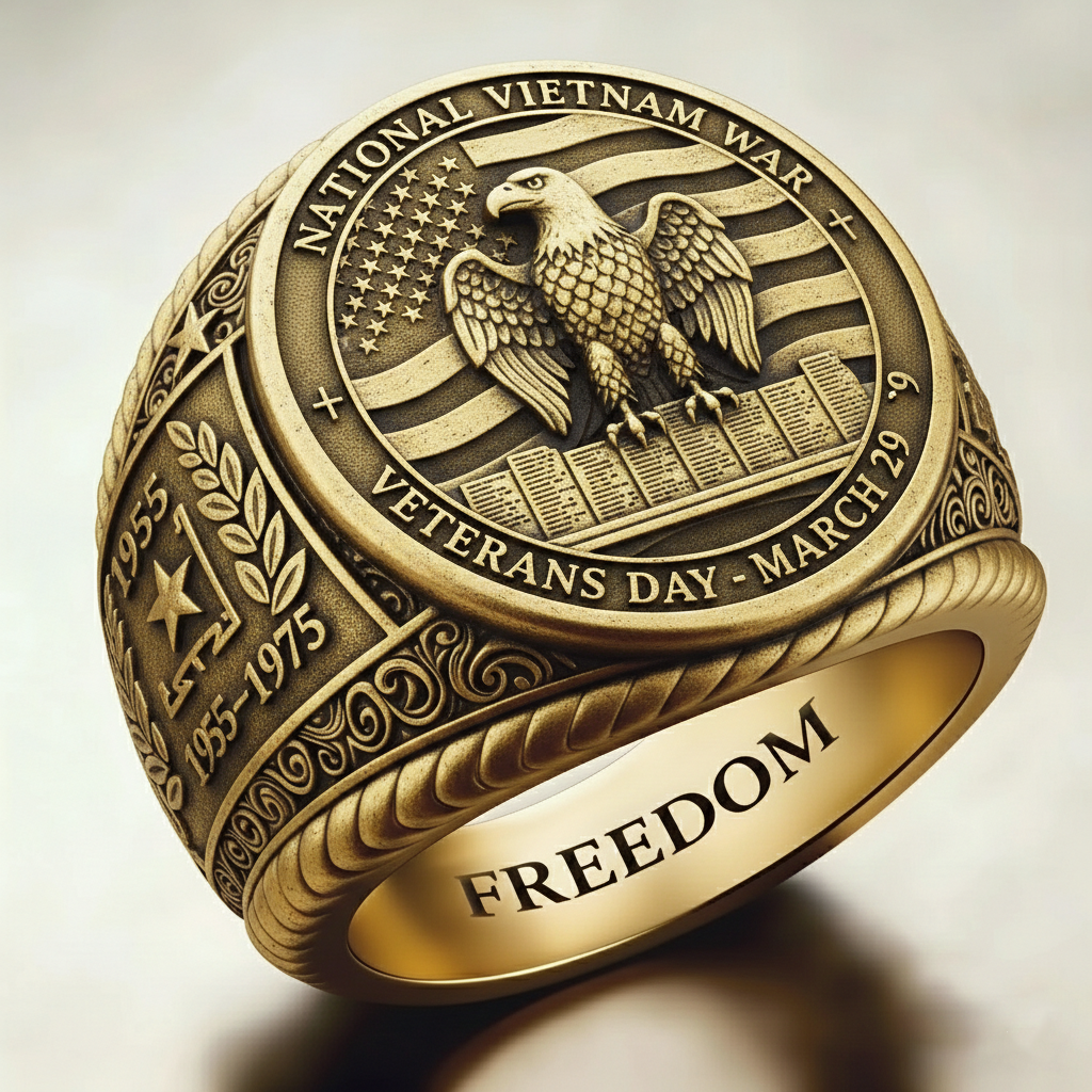 National Vietnam War Memorial Ring