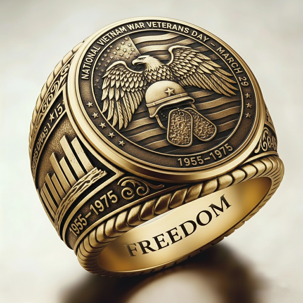 National Vietnam War Memorial Ring
