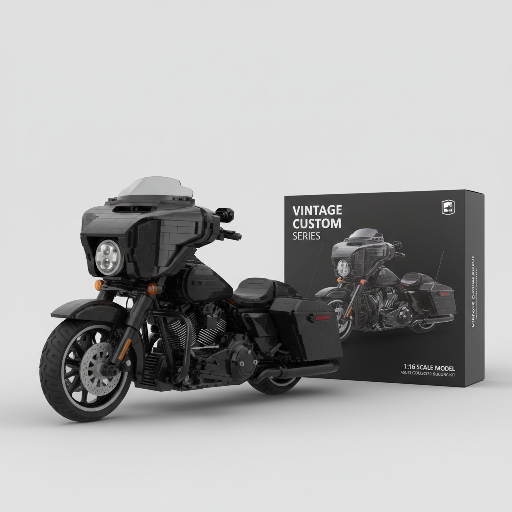 Harley-Davidson motorcycle building blocks
