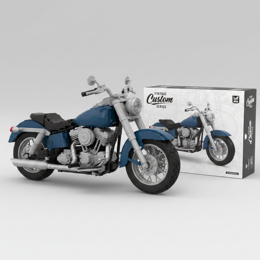 Harley-Davidson motorcycle building blocks
