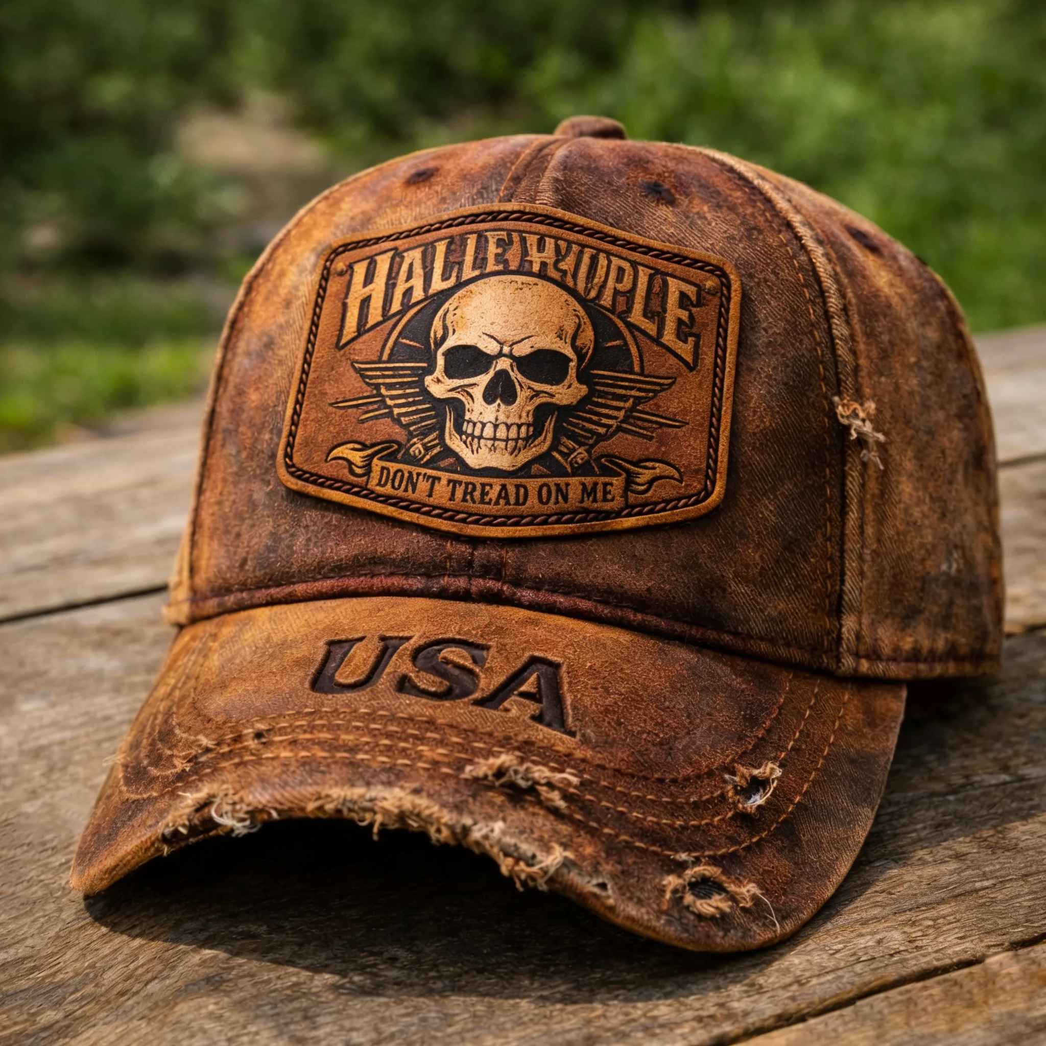 Biker Style Baseball Cap