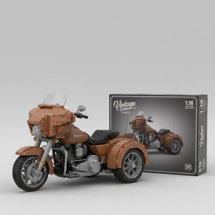 Harley-Davidson motorcycle building blocks