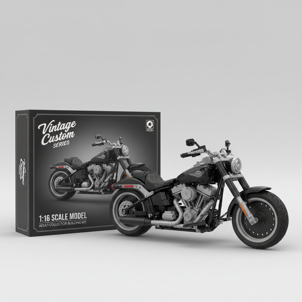Harley-Davidson motorcycle building blocks