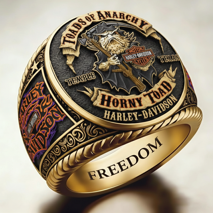 Classic American Motorcycle Style Vintage Biker Ring