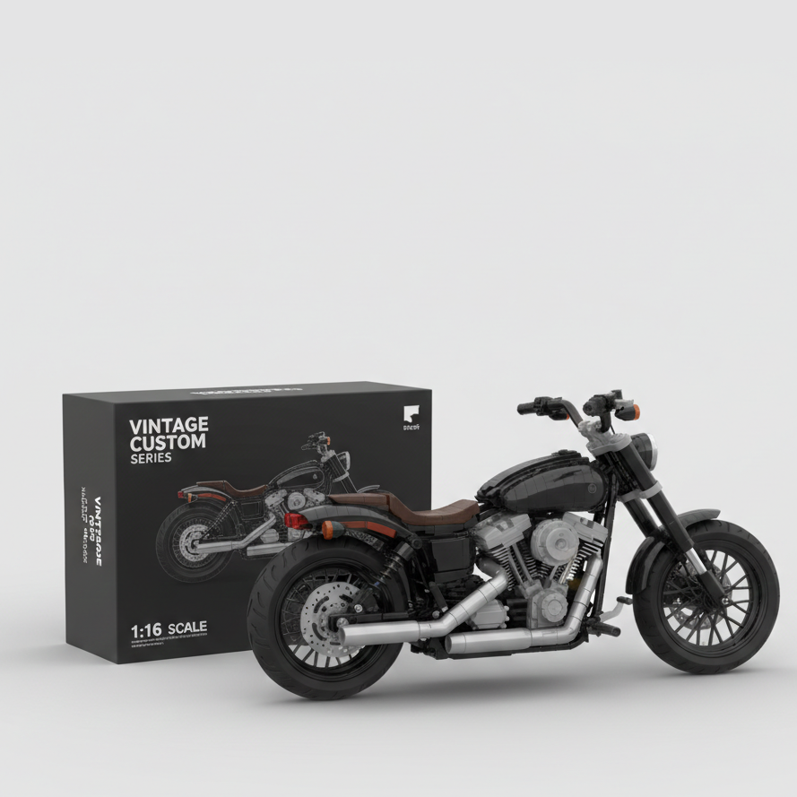 Harley-Davidson motorcycle building blocks