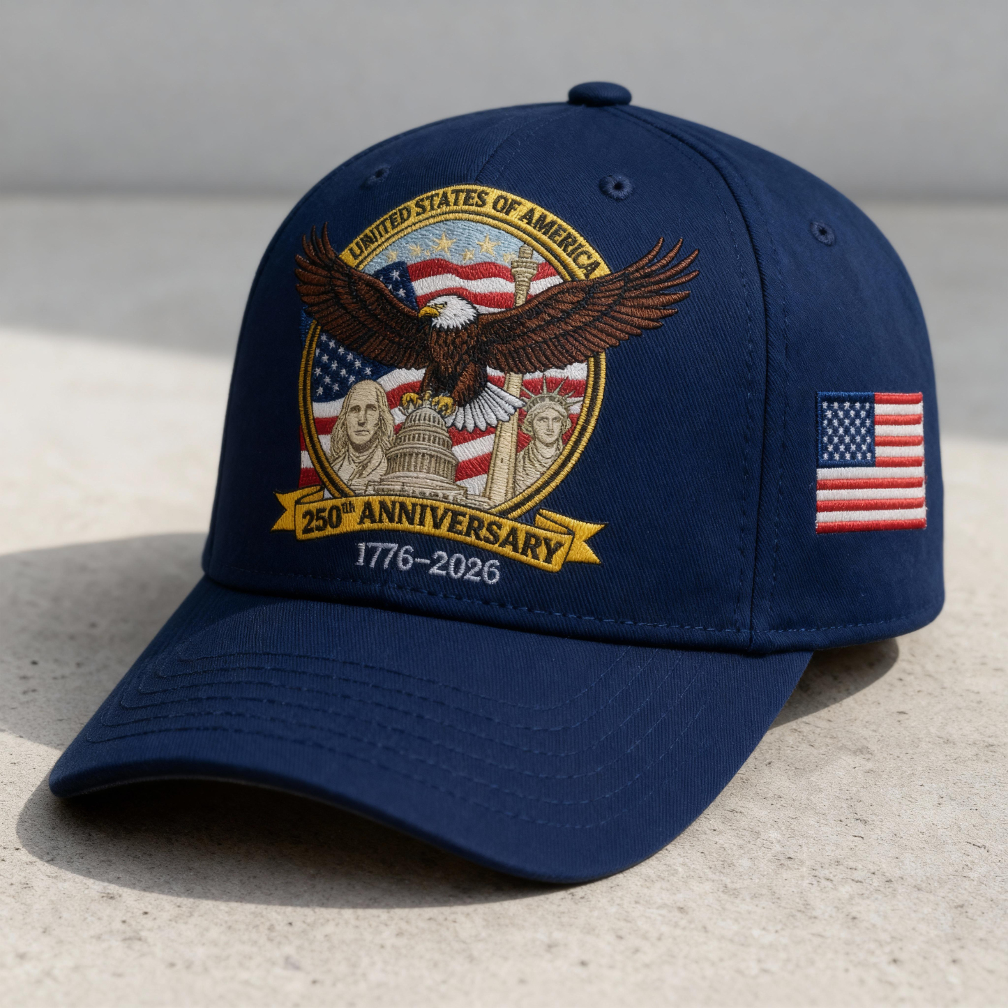 United States of America 250th Anniversary Baseball Cap (1776 - 2026)