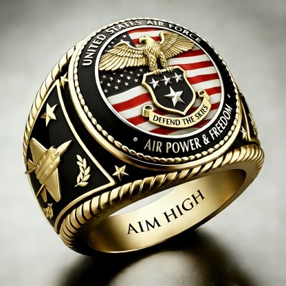 Heritage AlR FORCE Emblem Ring