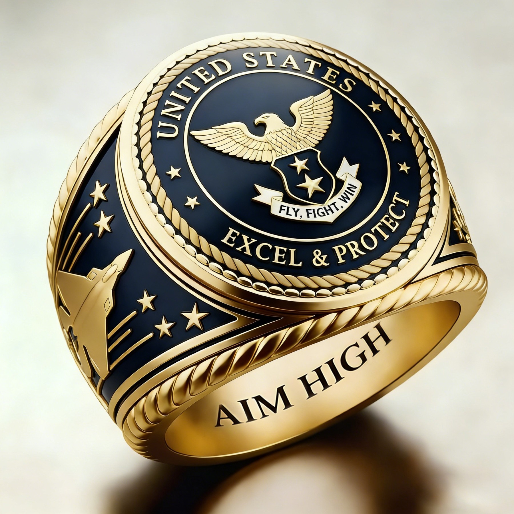 Heritage AlR FORCE Emblem Ring