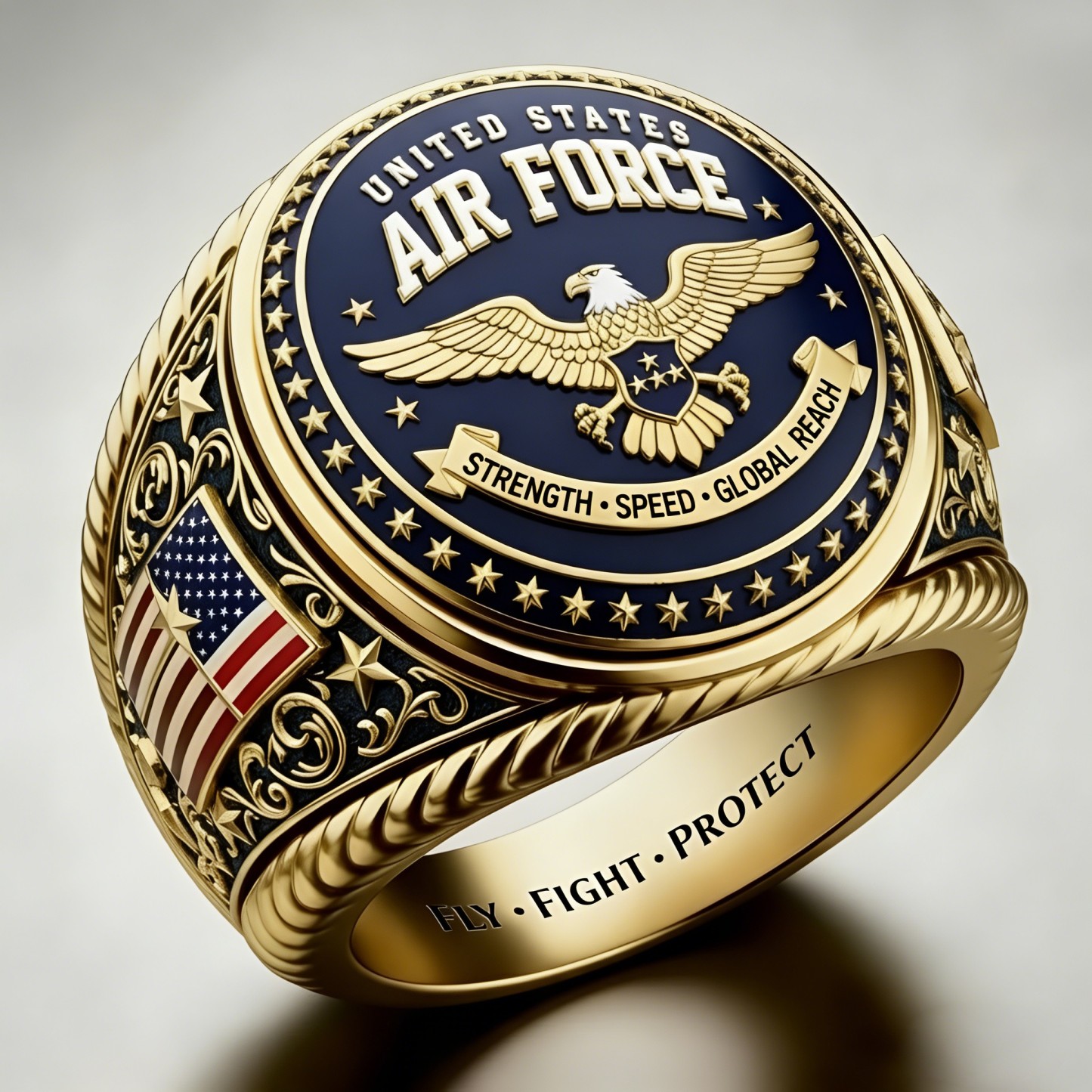 Heritage AlR FORCE Emblem Ring