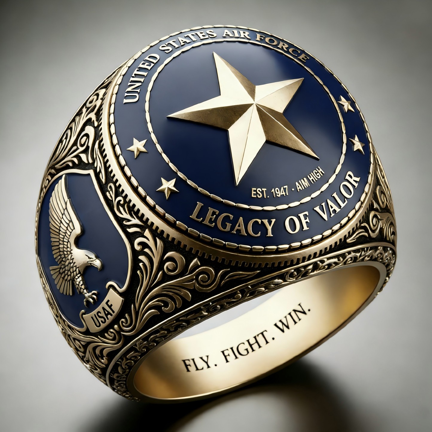 Heritage AlR FORCE Emblem Ring