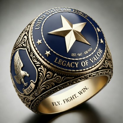 Heritage AlR FORCE Emblem Ring