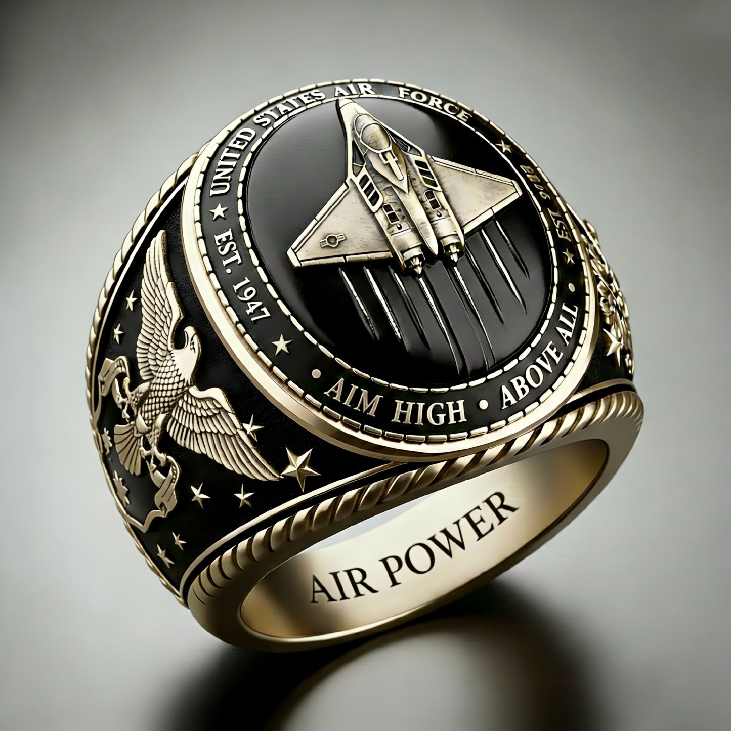 Heritage AlR FORCE Emblem Ring