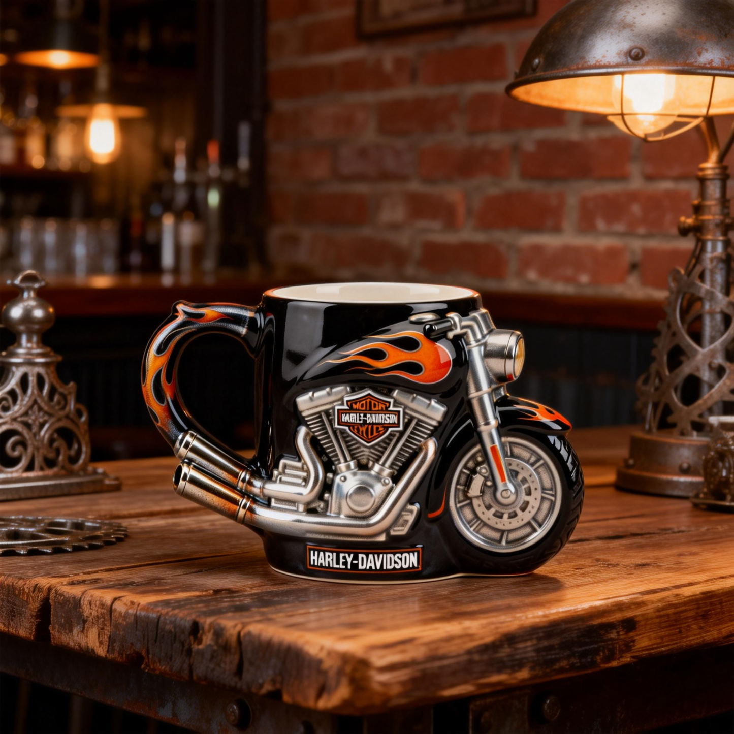 Official Style Harley-Davidson 3D Motorcycle Engine Coffee Mug