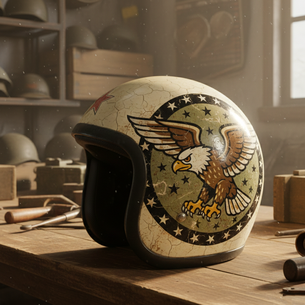 Freedom Eagle Motorcycle Helmet