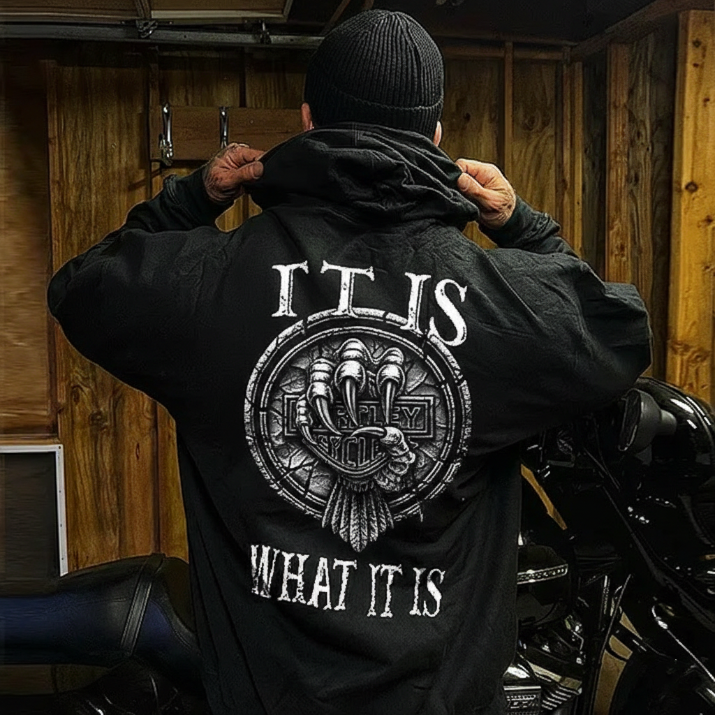 It Is What It Is”硬核连帽衫