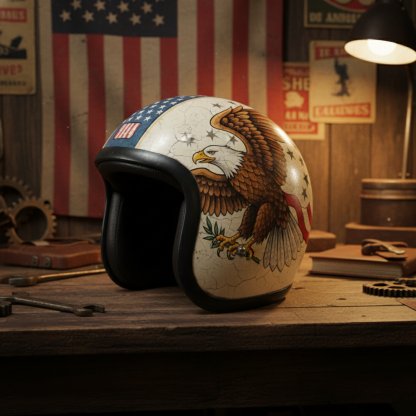 Freedom Eagle Motorcycle Helmet
