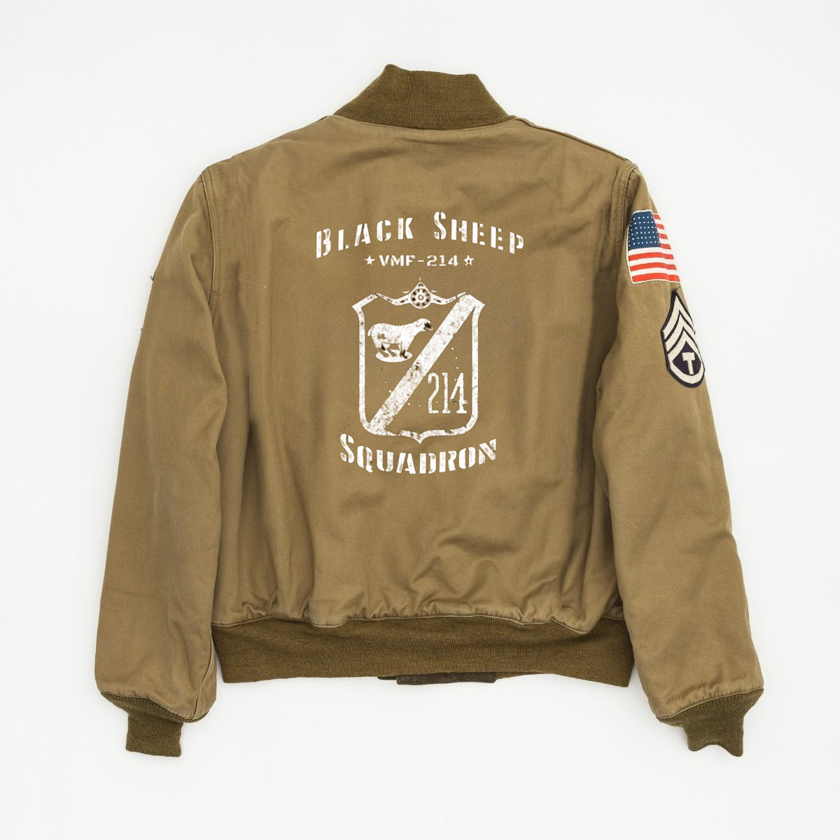 Black Sheep Squadron VMF-214 WWII Vintage jacket by DesignedForFlight
