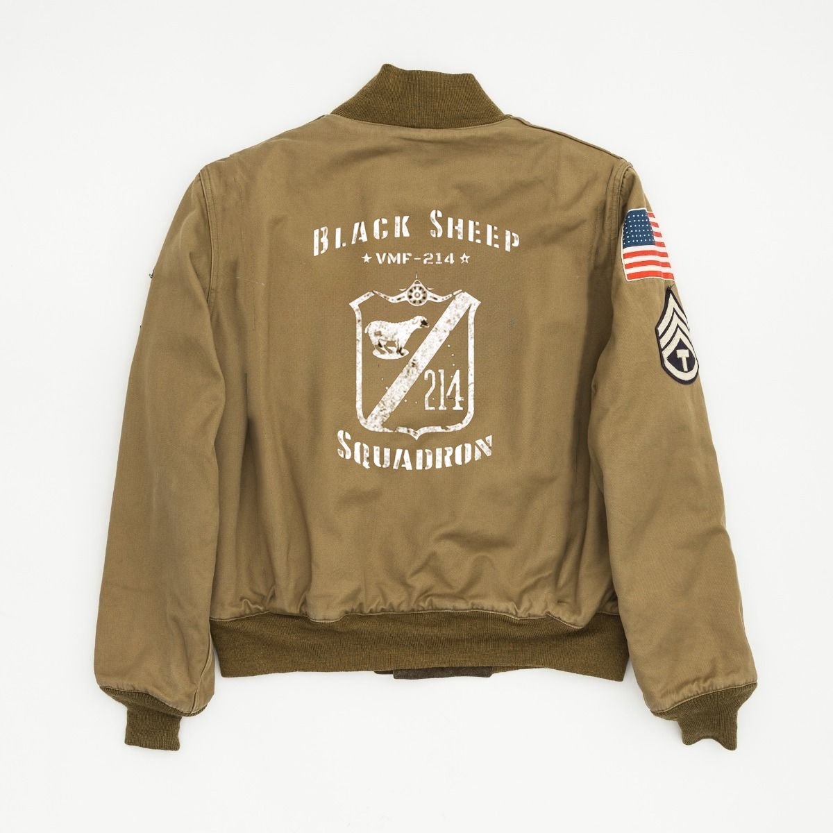 Black Sheep Squadron VMF-214 WWII Vintage jacket by DesignedForFlight