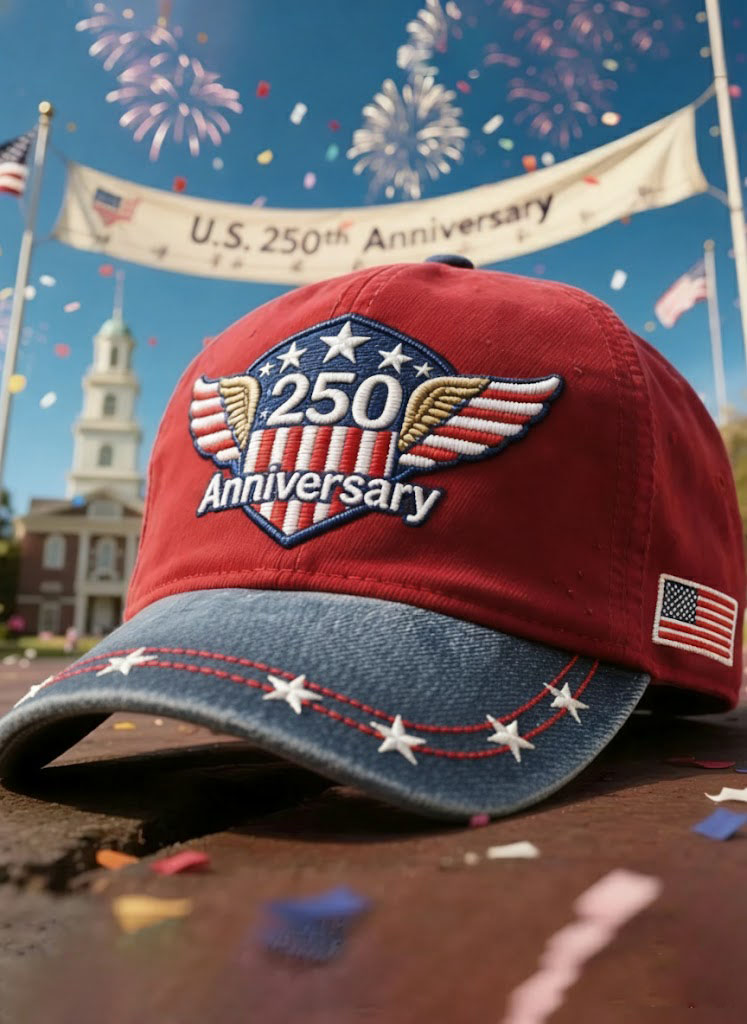 USA 250th Anniversary Commemorative Baseball Cap