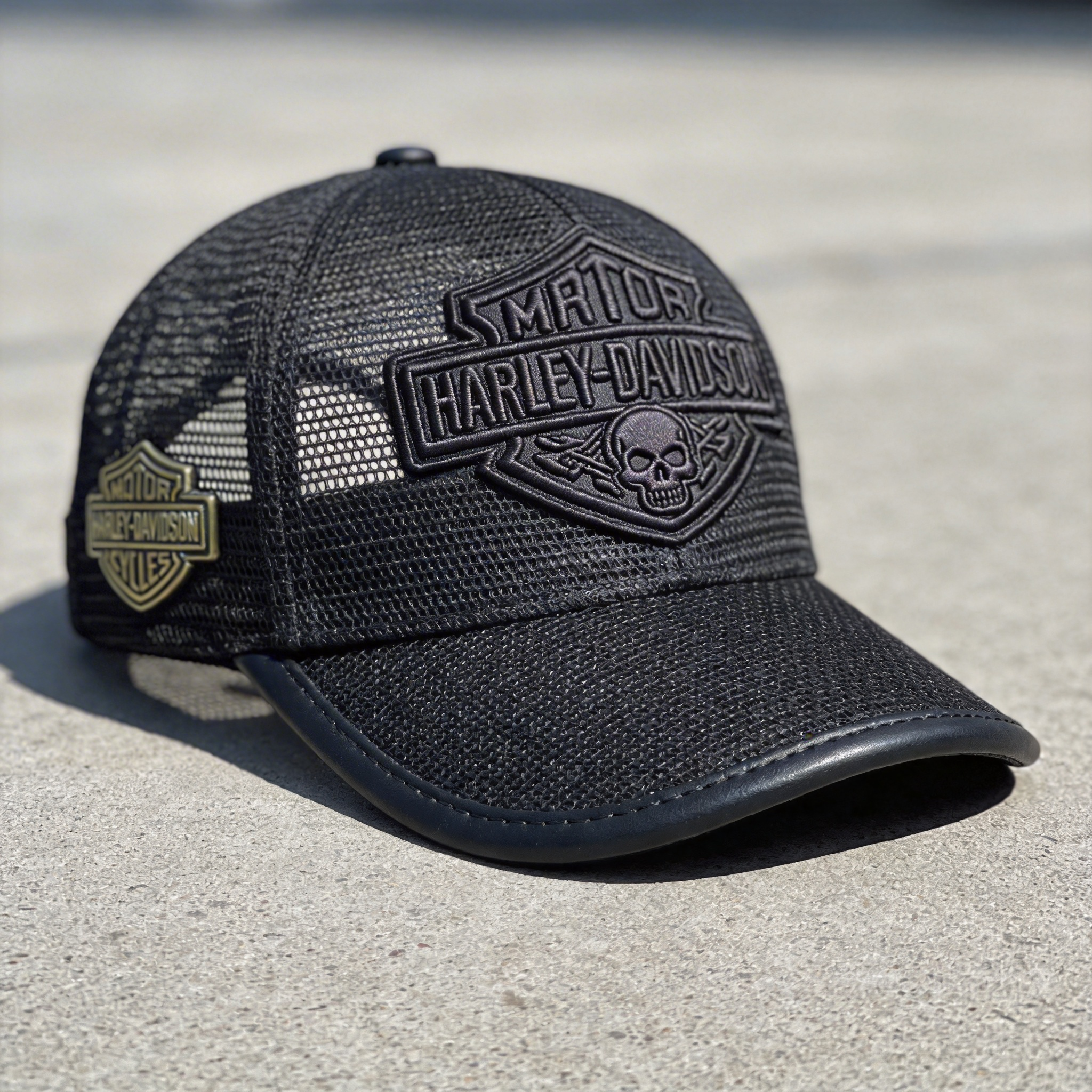 Biker Style Baseball Cap