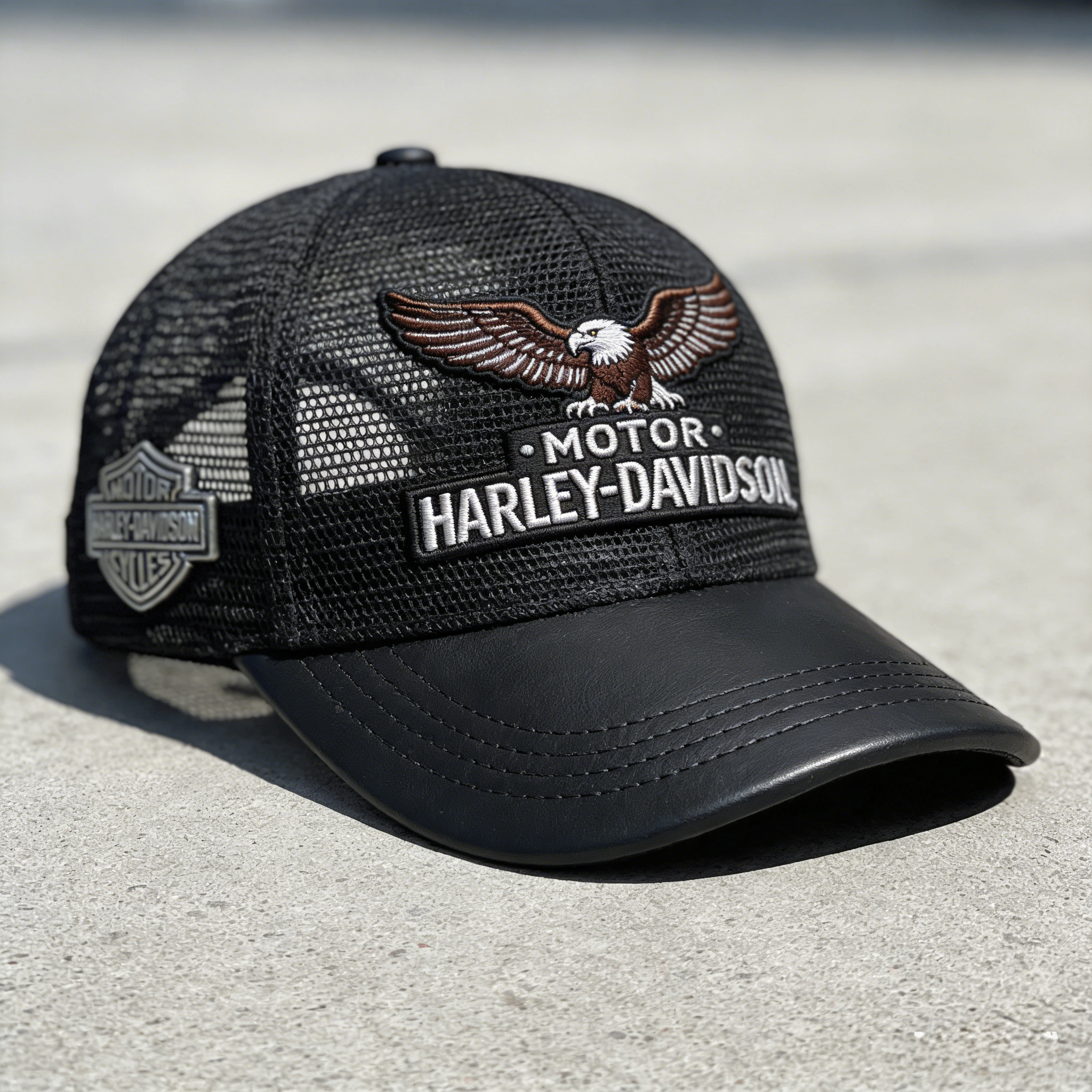 Biker Style Baseball Cap